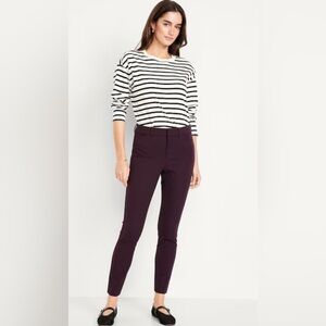 Burgundy high rise pixie Old Navy Pants